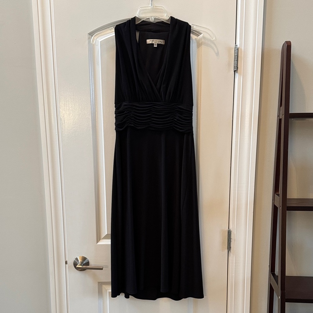Evan Picone Black Midi Dress